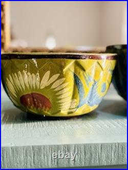 Vintage Mexican Nesting Bowls Set 3 From 1930's to 1940s Collections Set 3