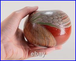 Vintage Mexican Tonala Hand Burnished Globular Tecomate Form Bowl C. 1930-40's