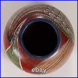 Vintage Mexican Tonala Hand Burnished Globular Tecomate Form Bowl C. 1930-40's