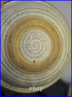 Vintage MidCentury Modern Modernist Studio Art Pottery Bowl Signed Alan Vigland