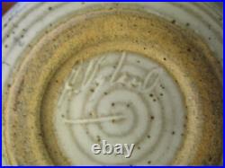 Vintage MidCentury Modern Modernist Studio Art Pottery Bowl Signed Alan Vigland