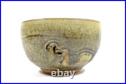 Vintage Mid-Century Brutalist Studio Pottery Bowl Planter Modernist Raw Indented