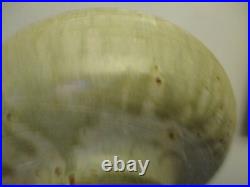 Vintage Mid Century Modern Bowl Studio Art Pottery 8-1/4 Bowl Chop Mark Signed