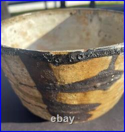 Vintage Mid Century Modern Estelle Halper Volcanic Studio Ceramic Pottery Bowl