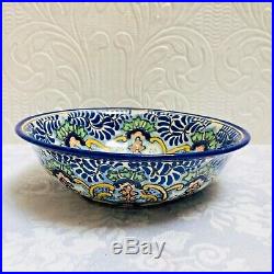 Vintage Mid Century Uriarte Talavera Mexican Pottery Bowl