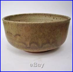 Vintage Mid Century William Wyman Studio Pottery Large 10 Bowl 1965