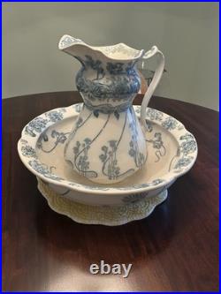 Vintage Middle Port Alexandra Wash Basin with Pitcher