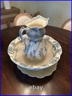 Vintage Middle Port Alexandra Wash Basin with Pitcher