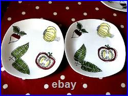 Vintage Midwinter Plates dinner salad side SALADWARE Terence Conran 1950s x 4