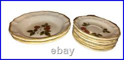 Vintage Mikasa Strawberry Festival Lot Bowls Plates Platter