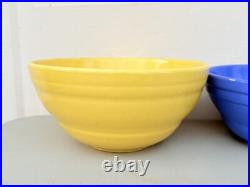 Vintage Mixing Nesting Bowl Set Colored Pottery Nice