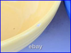 Vintage Mixing Nesting Bowl Set Colored Pottery Nice