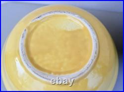 Vintage Mixing Nesting Bowl Set Colored Pottery Nice