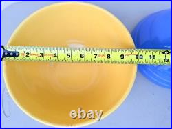 Vintage Mixing Nesting Bowl Set Colored Pottery Nice