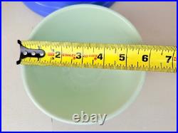 Vintage Mixing Nesting Bowl Set Colored Pottery Nice