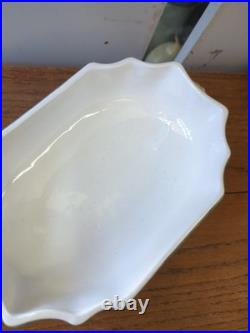 Vintage Monstiers Faience French Pottery Tureen With Grotesques