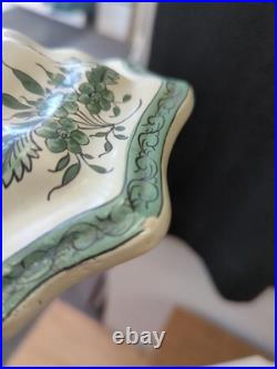 Vintage Monstiers Faience French Pottery Tureen With Grotesques