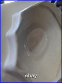 Vintage Monstiers Faience French Pottery Tureen With Grotesques