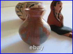 Vintage Native American Indian Tribal Pot Pottery Painting Bowl Vase Sculpture