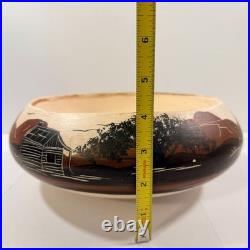 Vintage Native American Navajo Pueblo Pottery Bowl Juan Redeye Bowl Pot