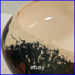 Vintage Native American Navajo Pueblo Pottery Bowl Juan Redeye Bowl Pot