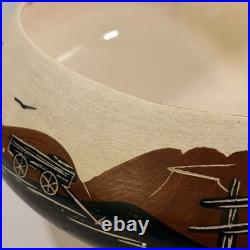 Vintage Native American Navajo Pueblo Pottery Bowl Juan Redeye Bowl Pot