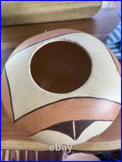 Vintage Native Pottery Bowl Rainbird