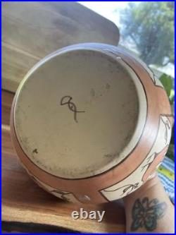 Vintage Native Pottery Bowl Rainbird