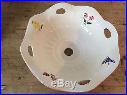 Vintage & New Pretty Hand Painted Round Ceramic Bowl Basin Sink