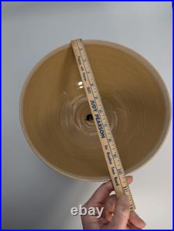 Vintage Nicholas Mosse 10 Checkerboard Rabbit Large Salad Bowl Ireland Pottery