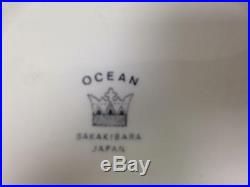 Vintage Ocean Sakakibara Japan, Blue Willow, XL 13.5in Wash Bowl and Pitcher Set