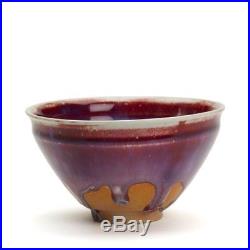 Vintage Oriental Sang De Boeuf Glazed Studio Pottery Bowl
