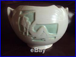 Vintage Original Roseville Silhouette 742-6 Bulbous Vase/ Bowl