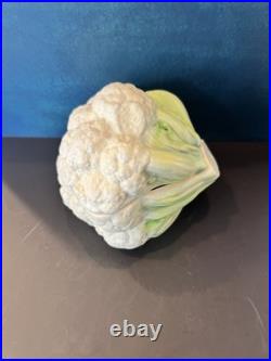 Vintage Patricia Garrett Great Impressions Ceramic Cauliflower Bowl Lid 1994