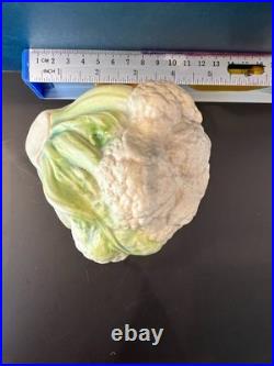 Vintage Patricia Garrett Great Impressions Ceramic Cauliflower Bowl Lid 1994