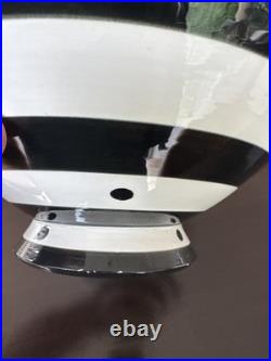 Vintage Patrick L. Dougherty Signed Pottery Ceramic Art Face Bowl, Handpainted