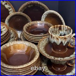 Vintage Pennsylvania Dripware 45 pcs Service for 4++ 7 pc Place Setting USA