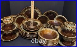 Vintage Pennsylvania Dripware 45 pcs Service for 4++ 7 pc Place Setting USA