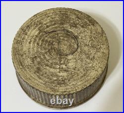 Vintage Peters Pottery Nutmeg Ribbed-Side 7 Casserole Bowl Mississippi Delta