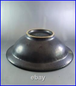 Vintage Pewabic Pottery Signed Iridescent Centerpiece 10 Bowl FREE SHIP