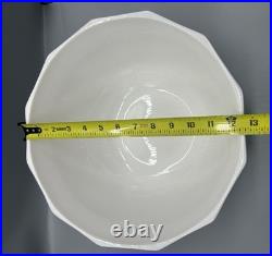 Vintage Pfaltzgraff Heritage White 8 Qt Dough Bowl #462 Large