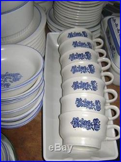 Vintage Pfaltzgraff Yorktown Dinnerware Stoneware Blue 51 Plate Bowl Casserole