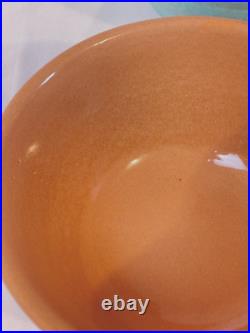 Vintage Pottery Beehive Ribbed Nesting Bowls (Set of 4)