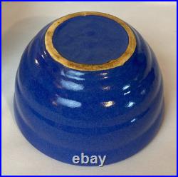 Vintage Pottery Beehive Ribbed Nesting Bowls (Set of 4)