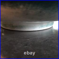 Vintage Pottery Bowl Large Hand Painted Eskimo Ceramic Signed Matthew Adams Rare