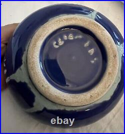 Vintage Pottery Pour Bowl Signed