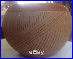 Vintage Pottery Signed Bowl