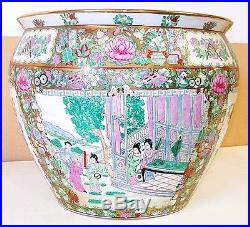 Vintage Procelain Planter/ Bowl/ Vase Handpainted