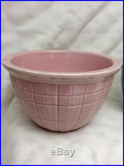 Vintage RRP CO Ransbottom Pottery Bowls Nesting Set Of 3 Roseville, OH