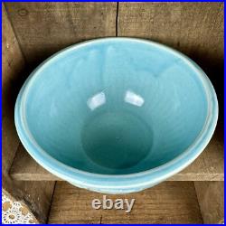 Vintage RRP Co Roseville Mixing Bowls Set Pottery Cooking Aids Pastel 1930s